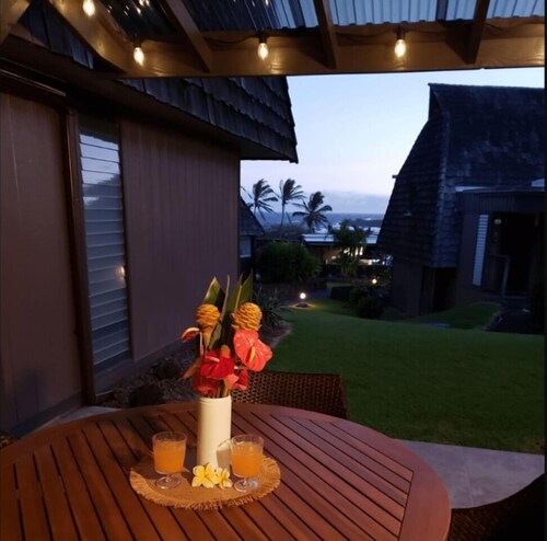 #71 Hidden Tiki Ohana at Punalu`u Black Sand Beach