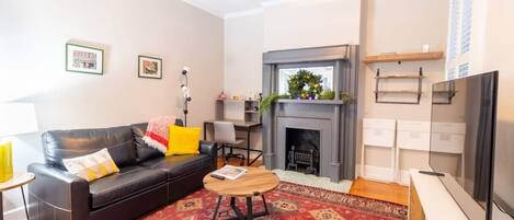 Smart-tv en een kantoor