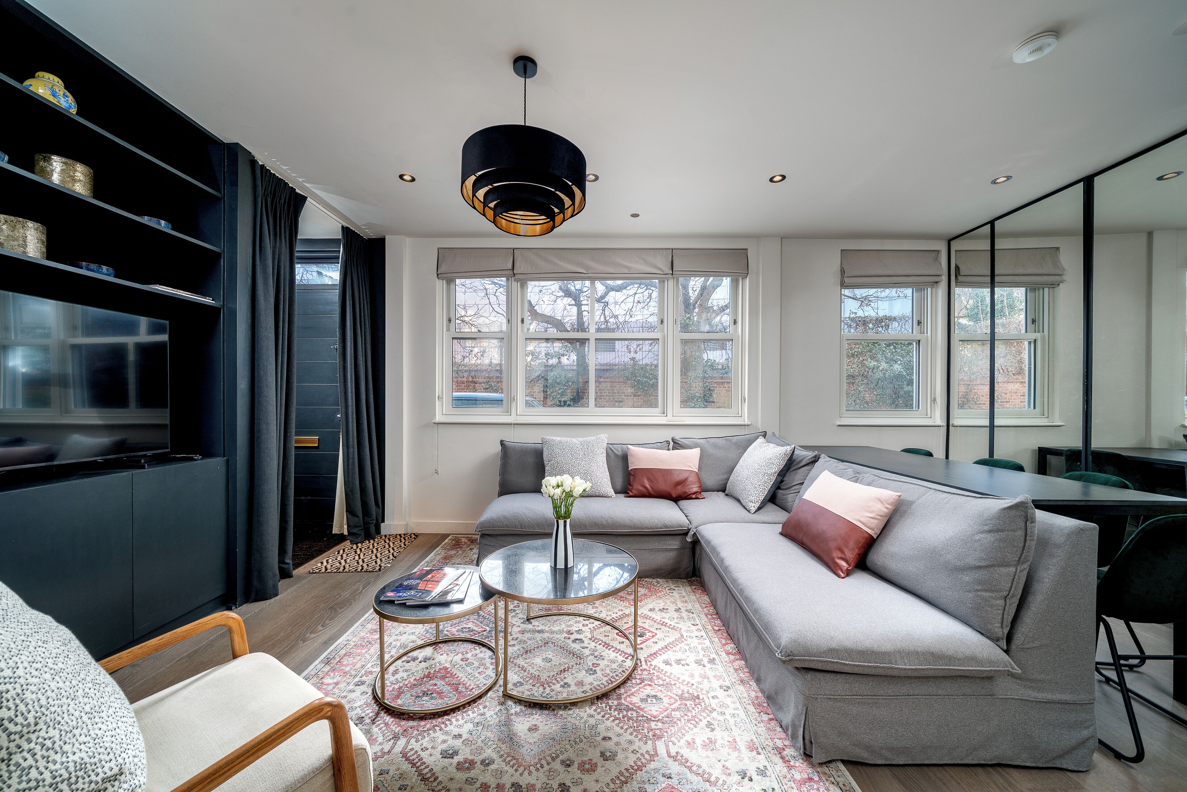 24-inch TV with cable channels