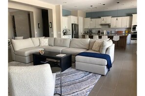 Smart TV, fireplace, printers