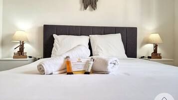 2 bedrooms, iron/ironing board, free WiFi, bed sheets