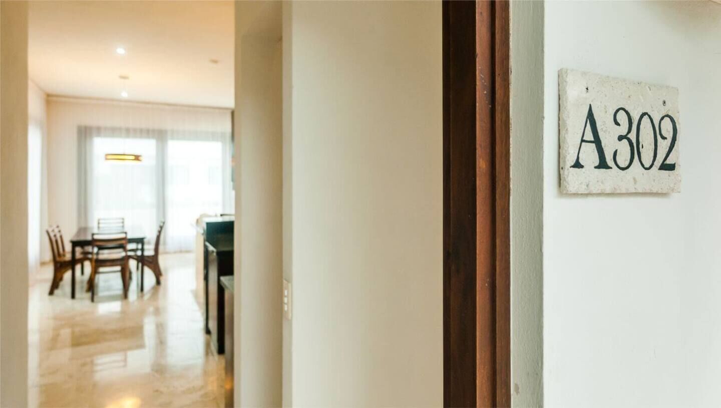 Interior entrance