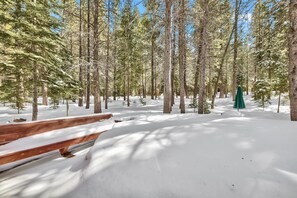 Property grounds - Fully Remodeled Designer Cabin! Private Hot Tub, Arcade Game, Single Level, Trails (Truckee)