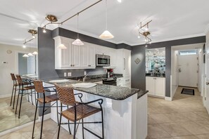 Fridge, microwave, oven, stovetop - Beachfront with OCEAN VIEWS in Wild Dunes Resort! Community Pool & Playground! (Isle Of Palms)