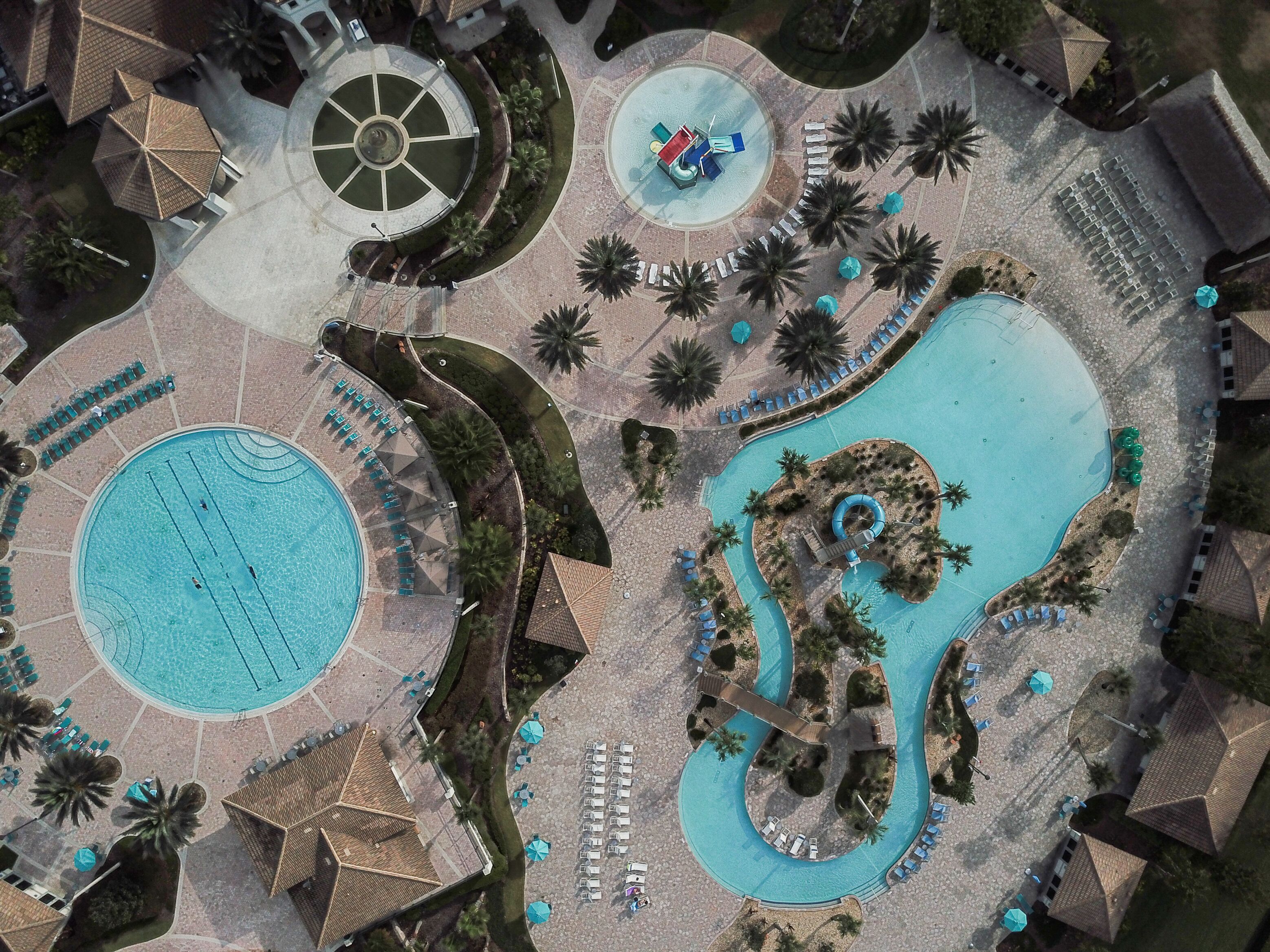 Una piscina riscaldata