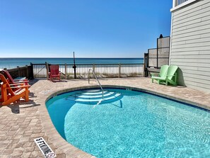 Pool - Luxury Beachfront Westend Townhome - 4 Ensuite Bedrooms w Pool (Panama City Beach)