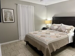 2 bedrooms, iron/ironing board, free WiFi, bed sheets