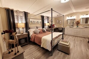 2 dormitorios, escritorio, wifi gratis y ropa de cama