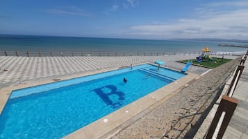 Piscina coperta, piscina all'aperto