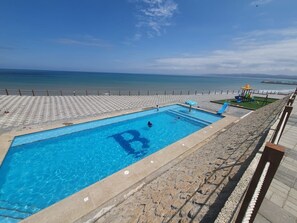 Indoor pool, outdoor pool