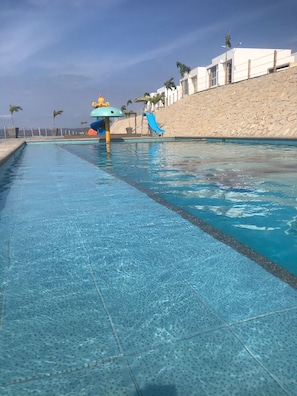 Indoor pool, outdoor pool