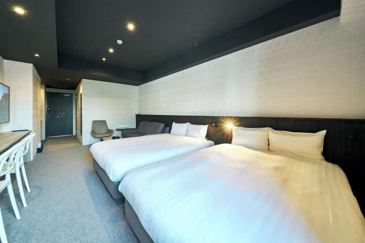 Desk, blackout drapes, iron/ironing board, free WiFi