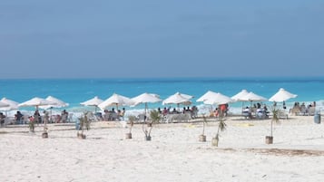 Vlak bij het strand