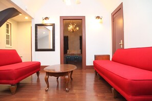 商務開放式套房 | 客廳 | 40 吋LED 電視連數碼電視頻道、電視