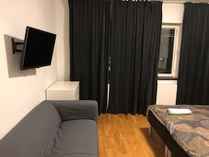 Departamento, 2 camas individuales | 1 habitación, wifi gratis y ropa de cama