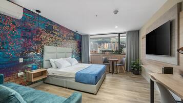 Suíte estúdio (1414) | 1 quarto, cortinas blackout, berços grátis, Wi-Fi de cortesia