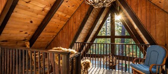 A-Frame Cabin | Wood-Burning Fireplace + Deck + Firepit | 3 Min to Bear Mountain
