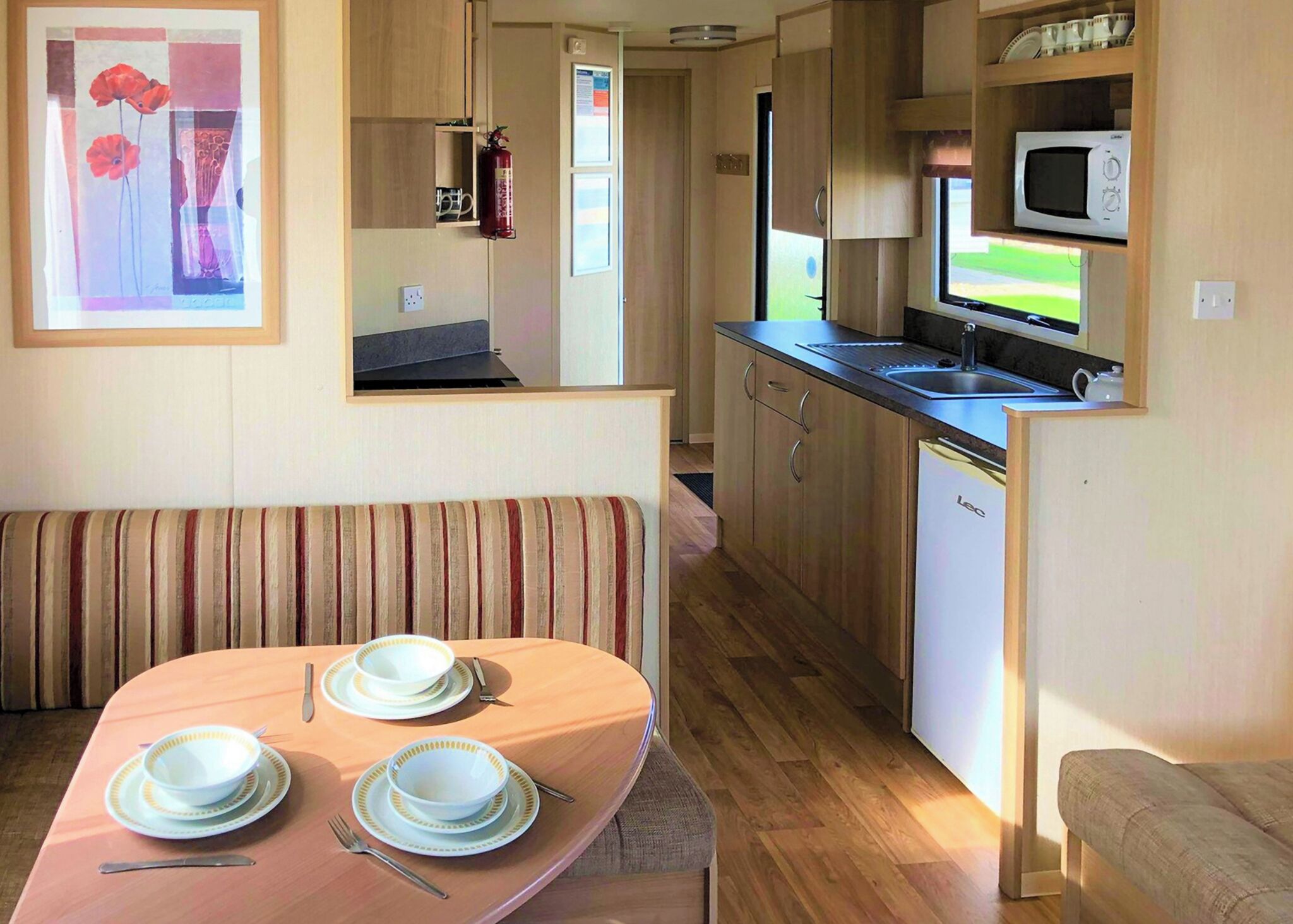 Fridge, oven, stovetop, toaster