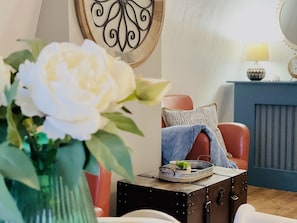 Deluxe Loft | Living area | Flat-screen TV - The Loft at Charlotte's Rose (Charlottetown)