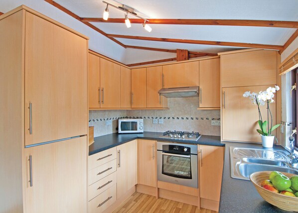 Fridge, oven, stovetop, toaster