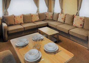 Interior - Comfortable caravan with one double and two twin. (Mablethorpe, Skegness)