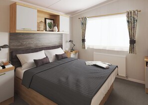 2 bedrooms - Caravan with one double and one twin. (Bamburgh)
