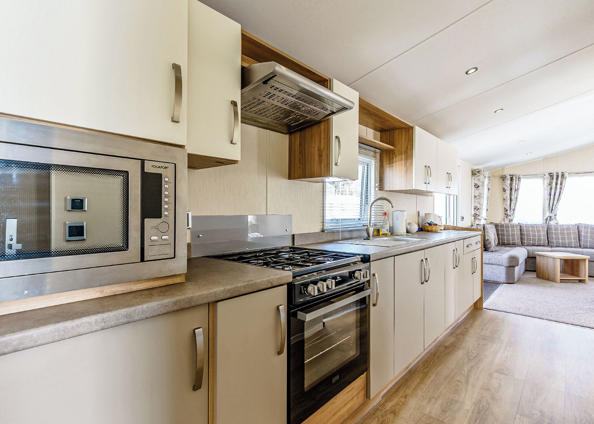 Fridge, oven, stovetop, toaster