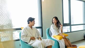 Sauna, steam room, body treatments, aromatherapy, Swedish massages