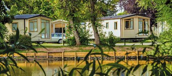 Mid range 12ft-wide caravan with one double and one twin.
