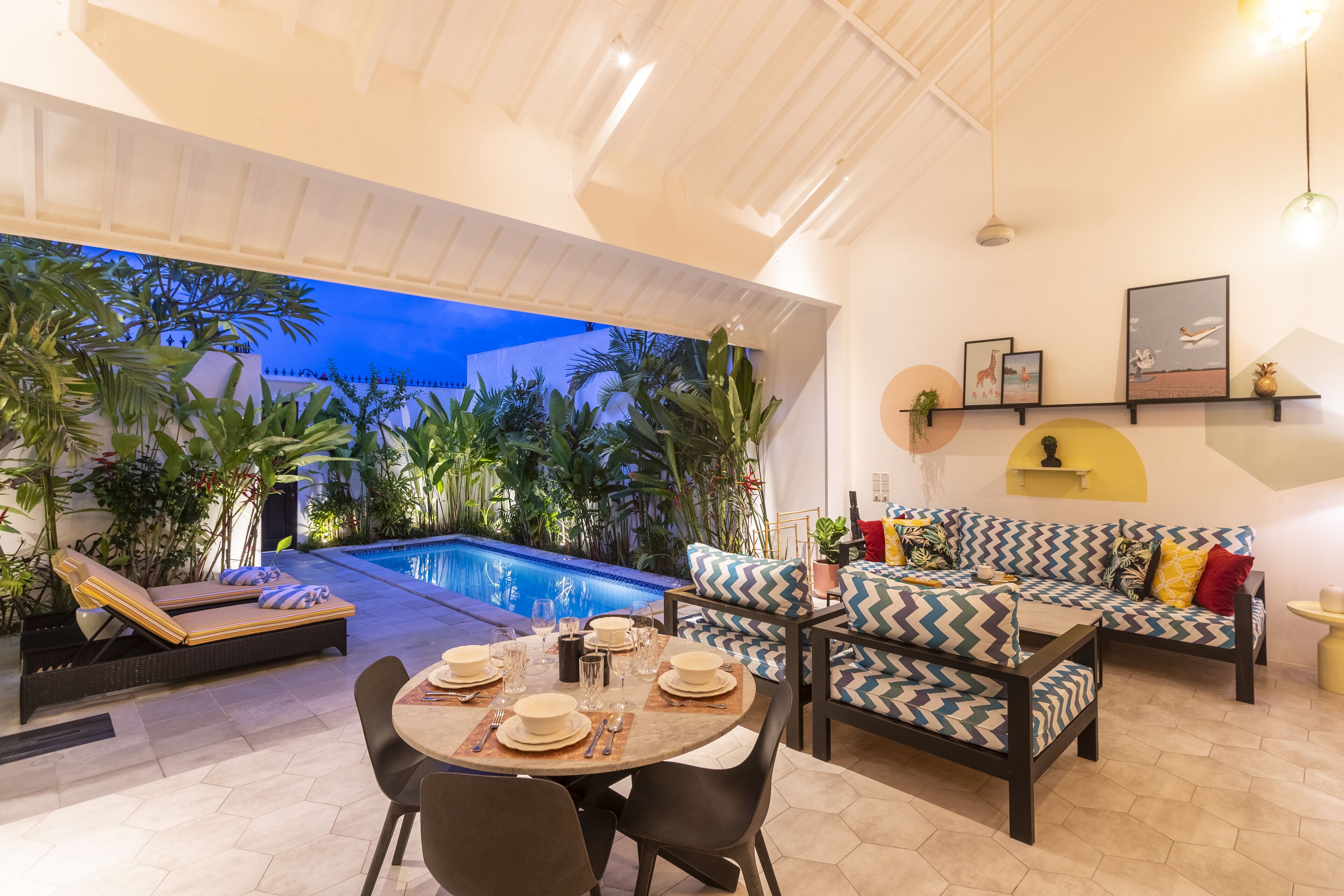 Área de sala de estar