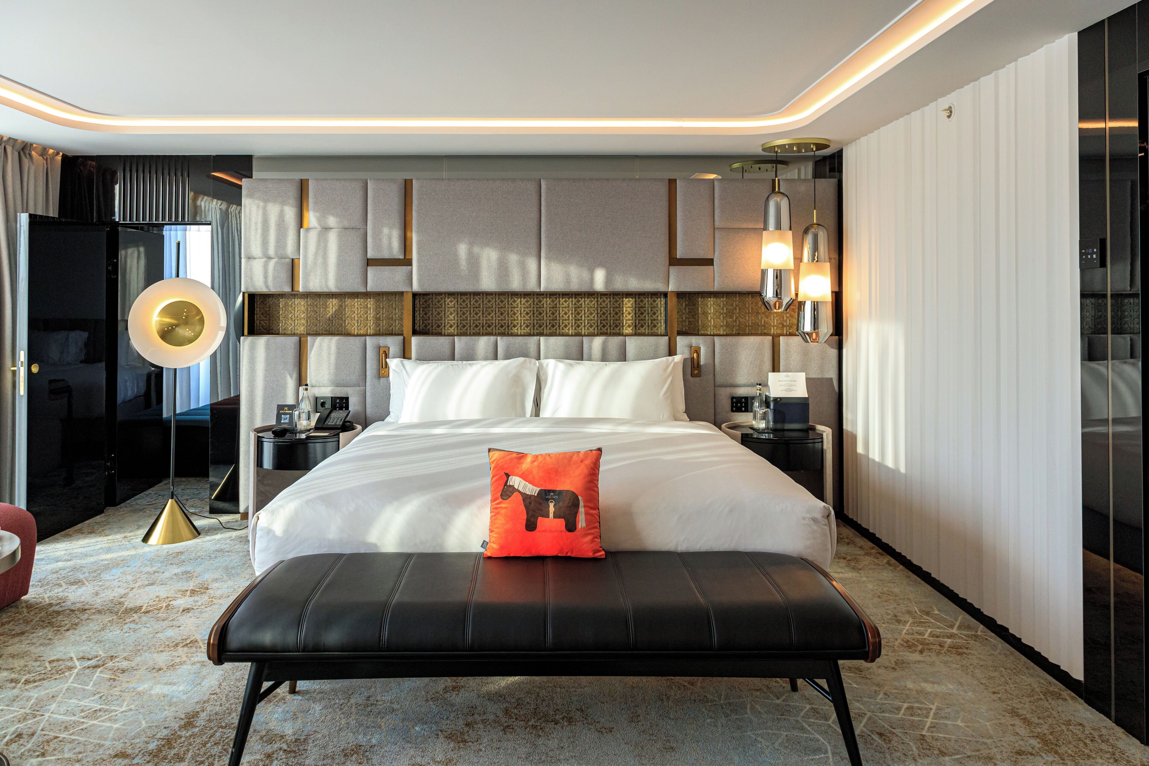 Chambre familiale | Literie hypoallergénique, minibar, coffre-fort pour ordinateur portable