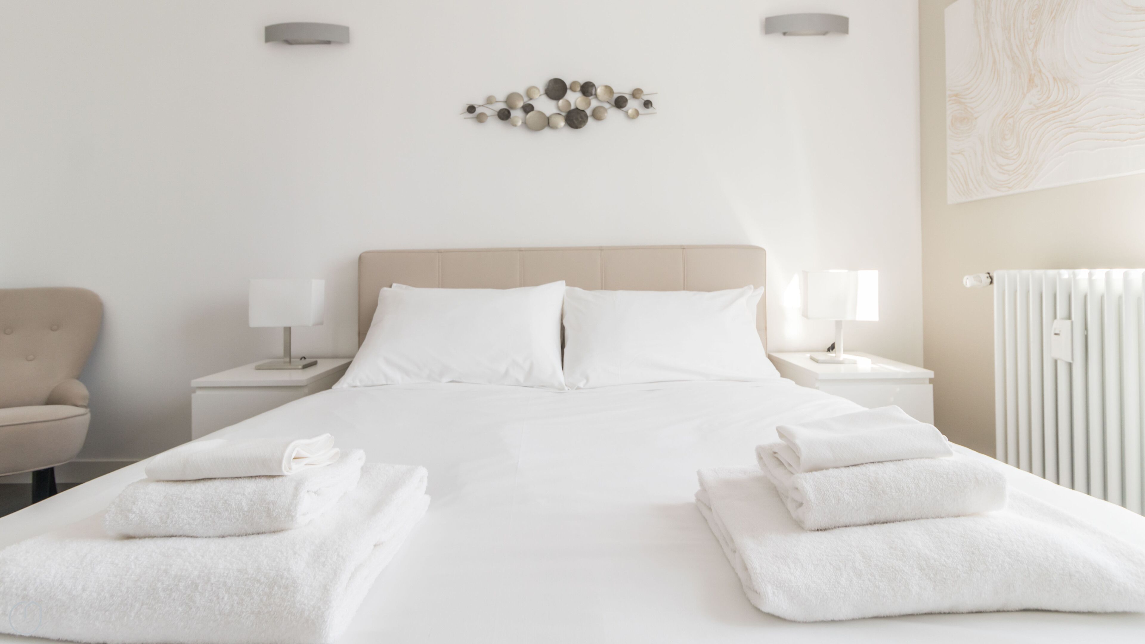 Apartamento (1 Bedroom) | 1 quarto, roupas de cama premium, espaço de trabalho para notebook