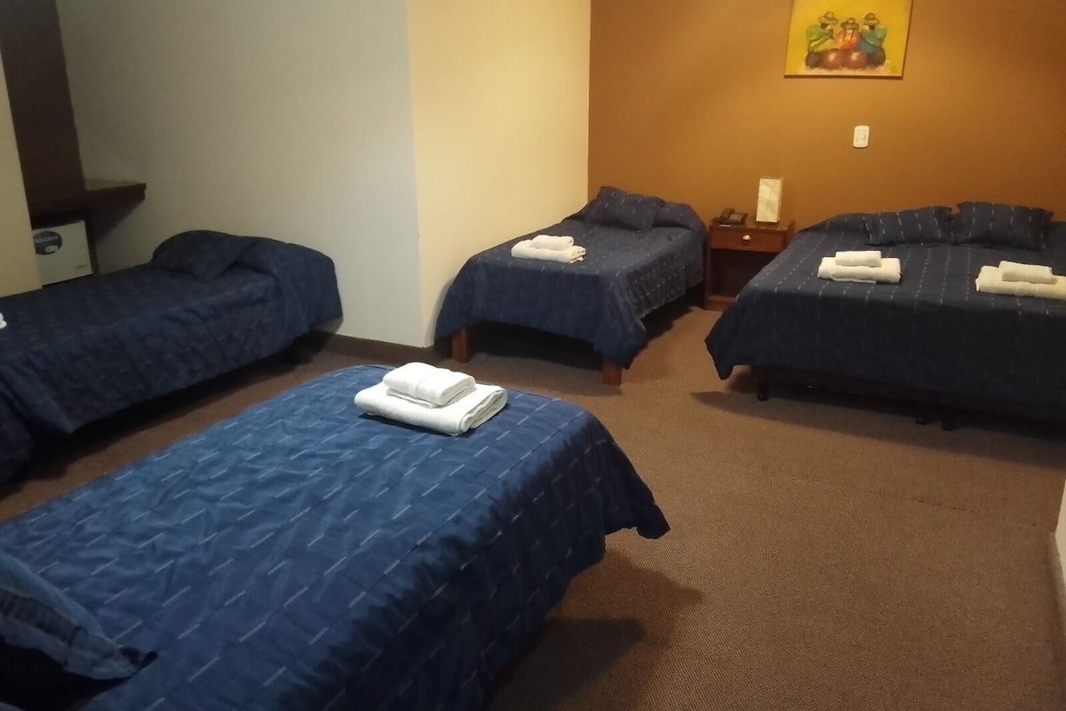 Standard Quadruple Room | Down comforters, in-room safe, desk, WiFi (free)