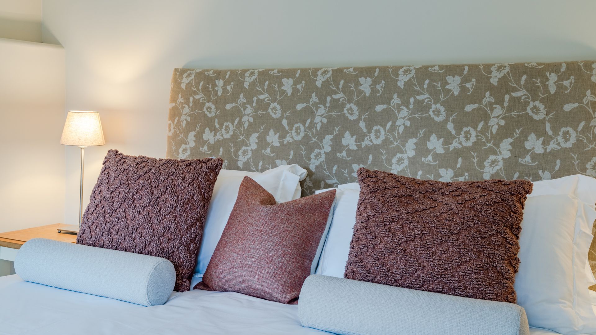 Both bedrooms have beautiful furnishings and linens, Christmas Cottage.