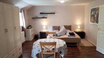 Family Quadruple Room, Multiple Beds, Non Smoking, Lake View | Free WiFi, bed sheets