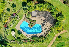 Piscina externa, piscina aquecida