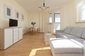 Apartment, 1 Bedroom, Balcony | Living room - Belgradzka Apartment Warsaw by Renters (Warsaw)