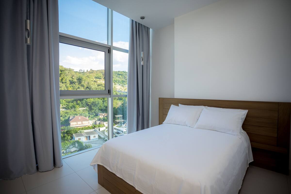 Individually decorated, individually furnished, blackout curtains