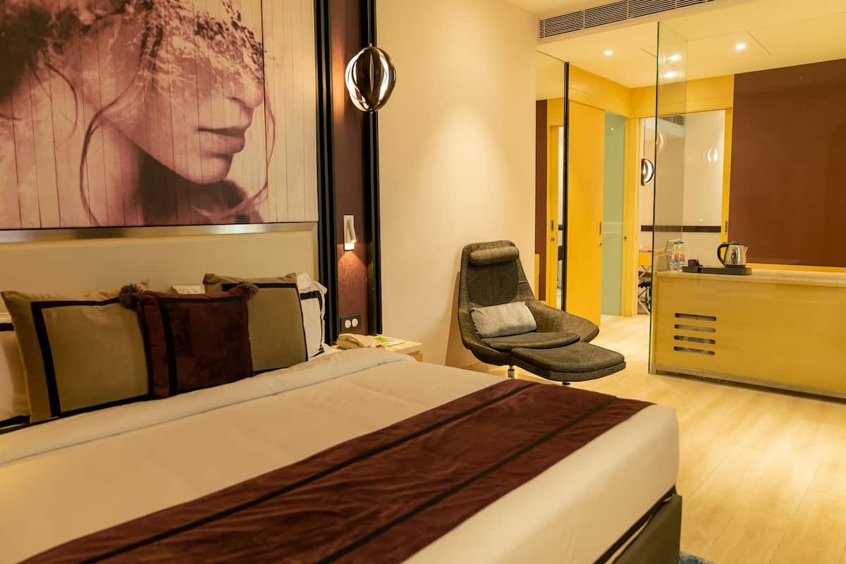 1 habitación, ropa de cama de alta calidad, minibar y wifi gratis