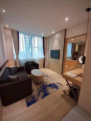 Suíte | Roupas de cama premium, frigobar, Wi-Fi de cortesia, roupa de cama