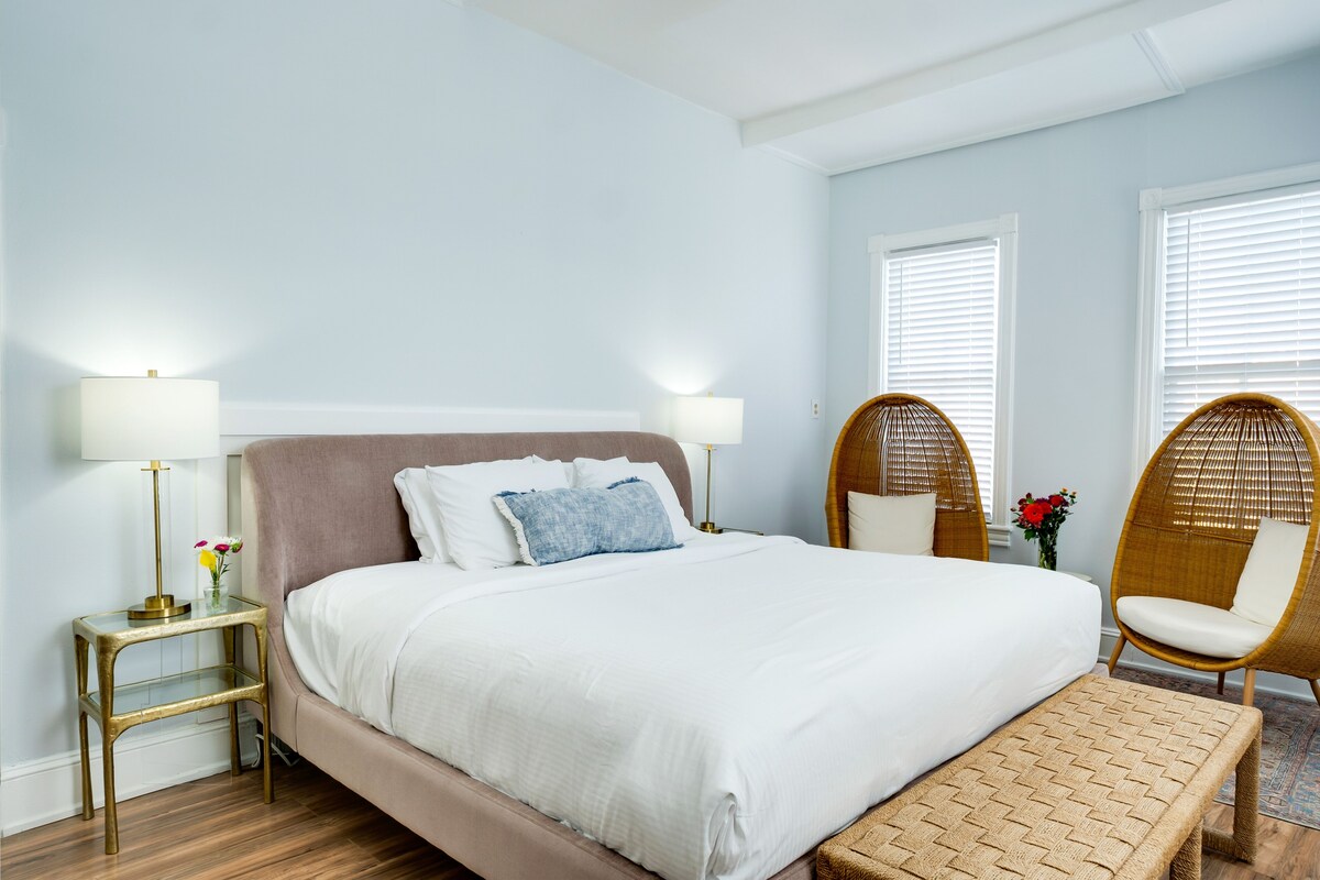 Ocean View Room | 高档床上用品、客房内保险箱、熨斗/熨板、免费 WiFi