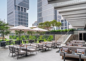 Breakfast, lunch, dinner served; Asian cuisine, pool views