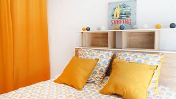 2 chambres, Wi-Fi gratuit, draps fournis