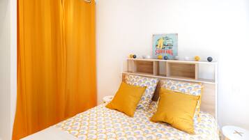 2 habitaciones, wifi gratis y ropa de cama