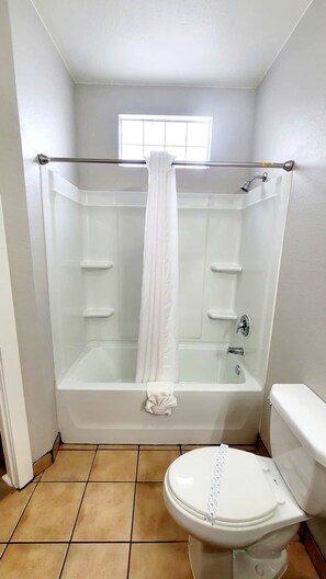 Hair dryer, towels