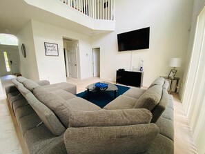 House, Multiple Beds (The Dunes Getaway Home ) | Living room - The Dunes Getaway Home (Haines City)