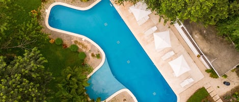 Una piscina climatizada