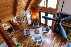 Interior - Luxury Modern A-Frame Lodge on 25 Acres Lakeside Retreat & Hot Tub Oasis (Oxford)