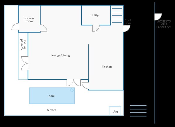 Floor plan - Villa Ladera Vista by Villa Plus (Nerja)