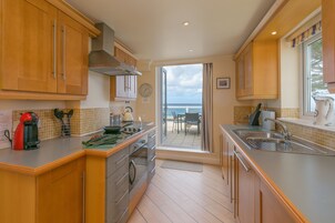 Fridge, dishwasher, electric kettle, toaster